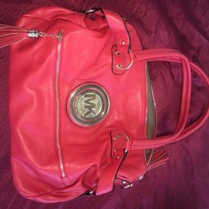 Red Michael Kors Purse